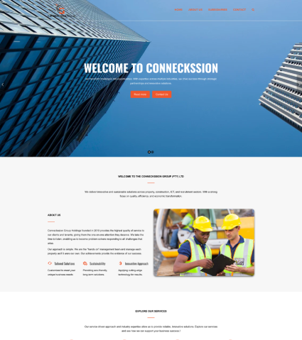 Connection Group website case study preview