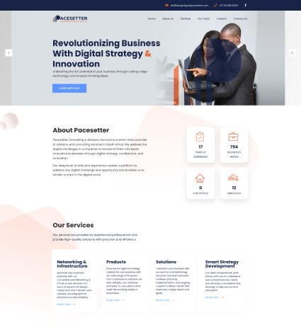 Digital Pacecetter website case study preview