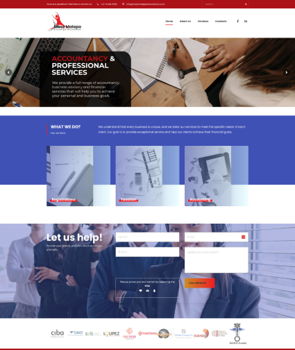 Masemalapa Consultants website case study preview