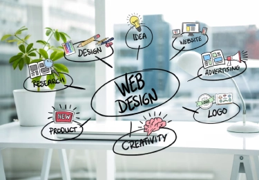Web platform design screens
